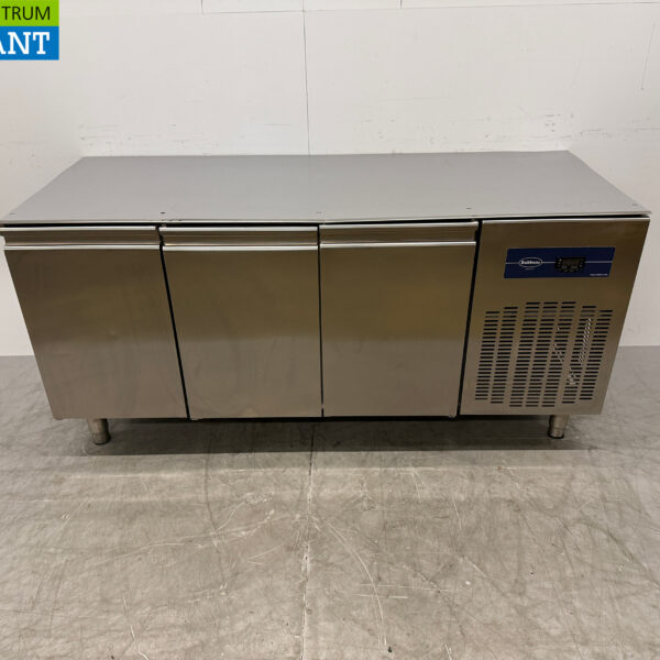 Stainless steel Rubbens Refrigerated Workbench 3 Doors 175,5 cm 230V Horeca