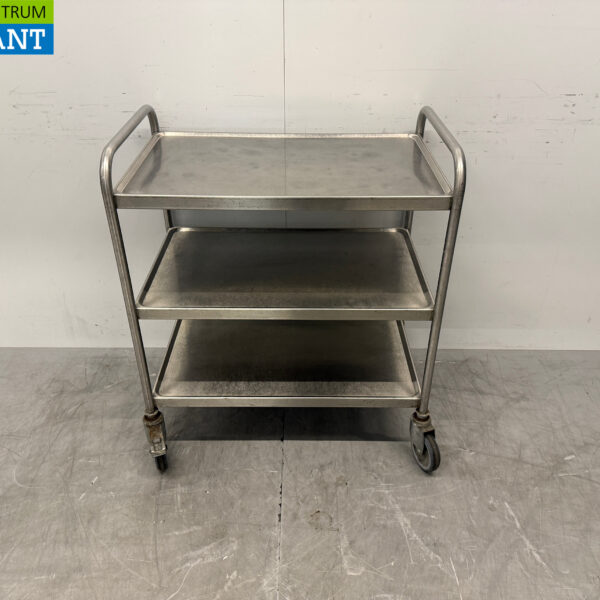 Stainless steel Hupfer Serving Cart 3 Layers 93 cm Catering