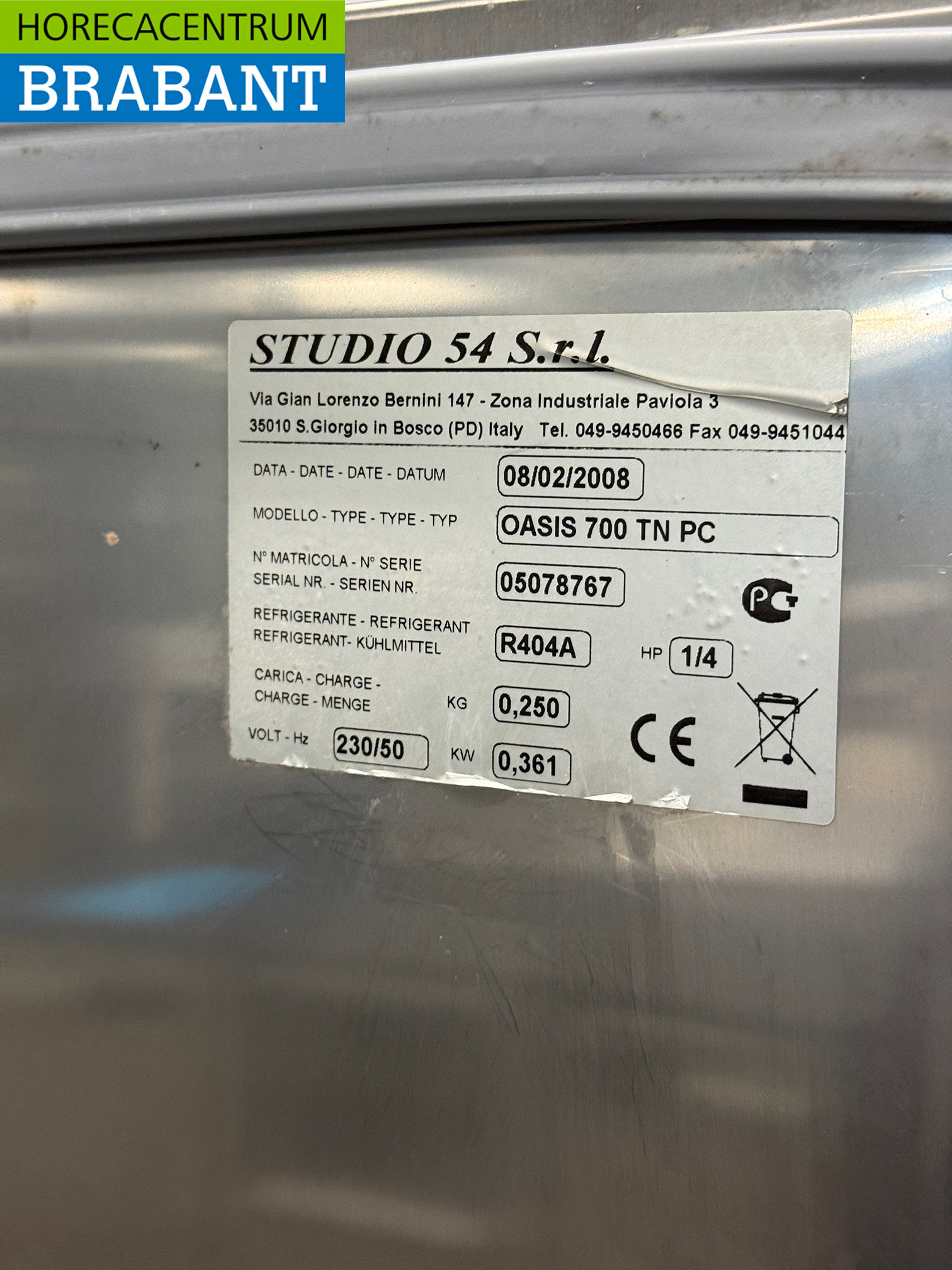 Stainless steel Studio54 Refrigeration 700 liters 230V Catering - Image 5