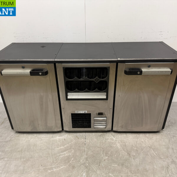 Stainless steel Gamko Bottle nest and 2 doors 170,5 cm 230V Horeca