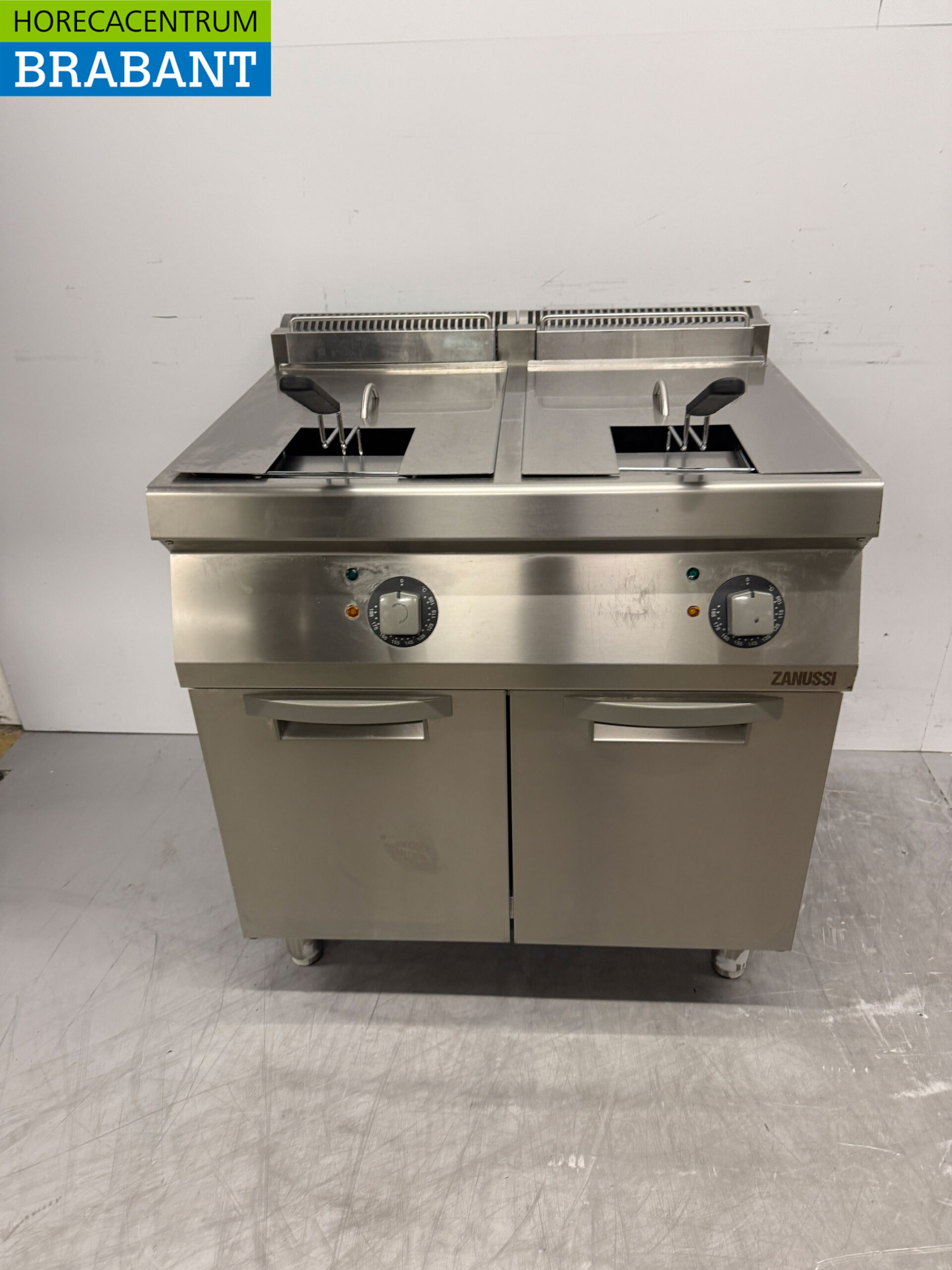Stainless steel Electrolux Double Fryer 2 x 15 liters 400V Catering
