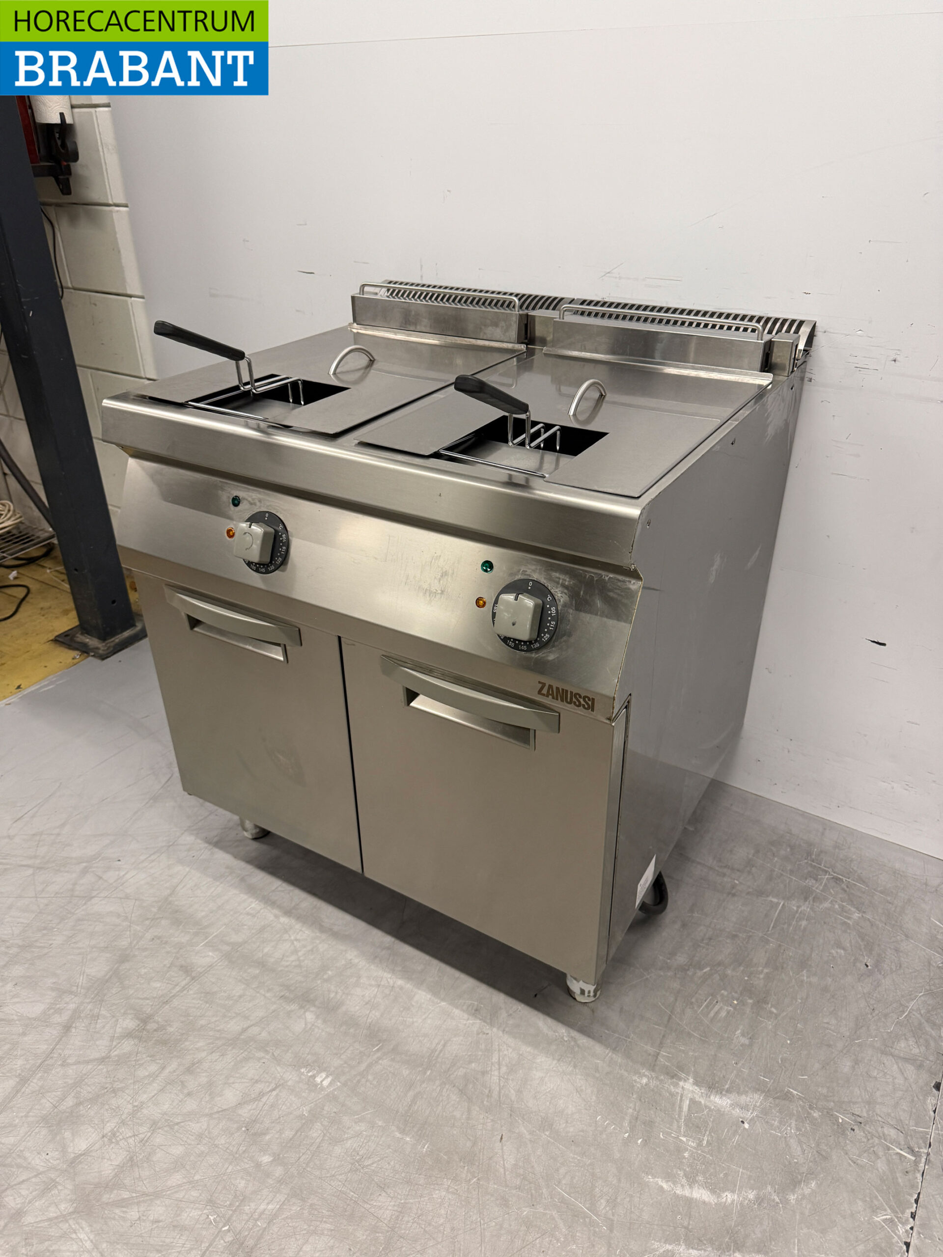 Stainless steel Electrolux Double Fryer 2 x 15 liters 400V Catering - Image 2