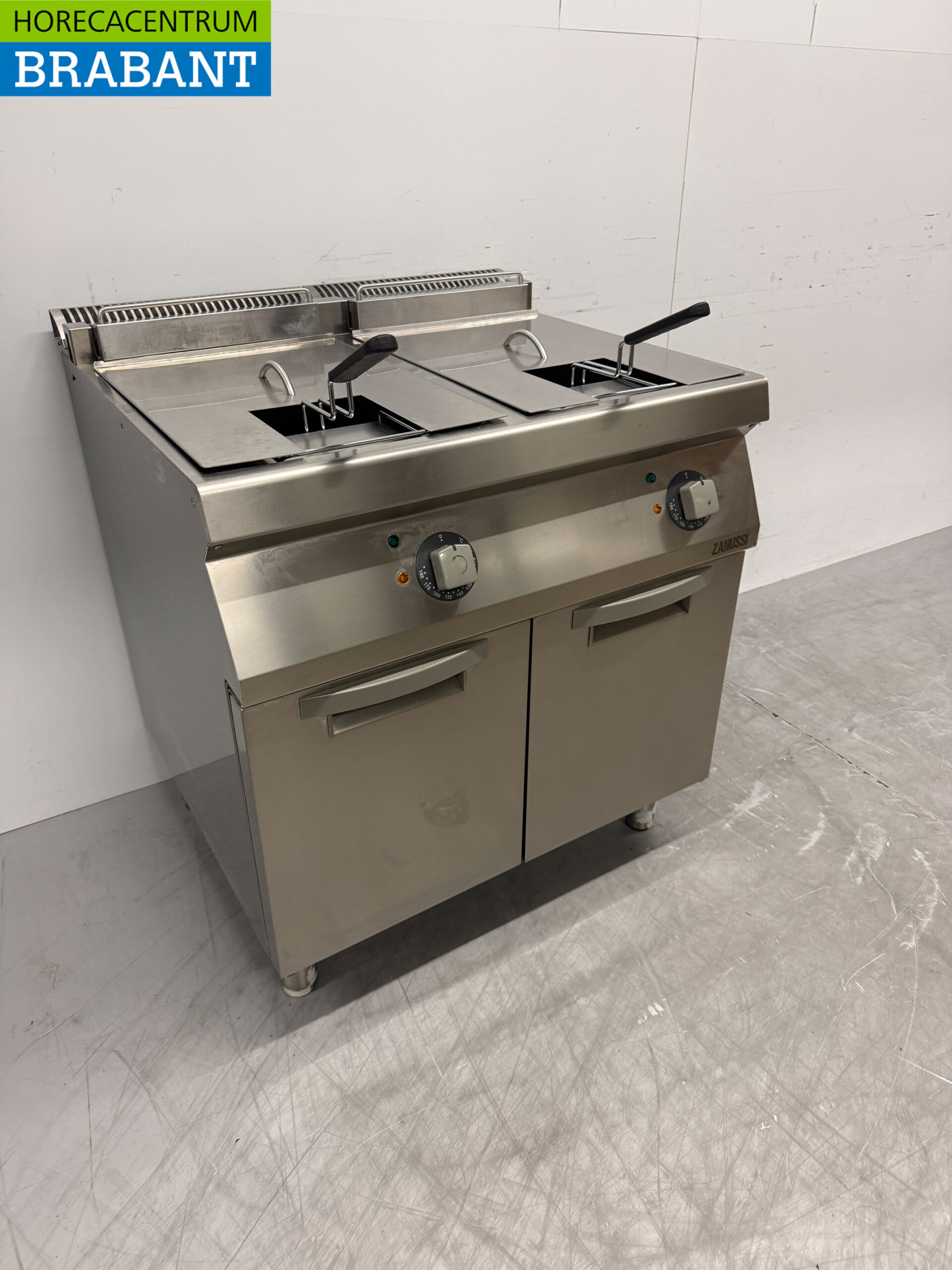 Stainless steel Electrolux Double Fryer 2 x 15 liters 400V Catering - Image 3