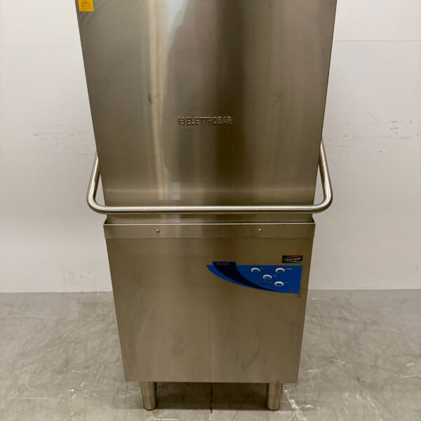 Stainless steel Elettrobar FV280 Sliding dishwasher 400V Catering