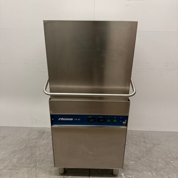 Stainless steel Rhima DR60 Sliding dishwasher 400V Catering