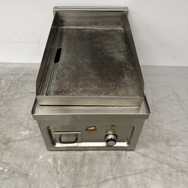 Stainless steel Olis Smooth Baking Plate Grill plate 40 cm 400V Horeca