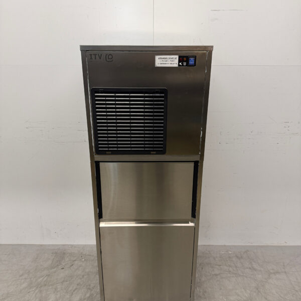 Stainless steel ITV Peeling ice machine 150 kg per day Bunker 60 kg 230V Horeca