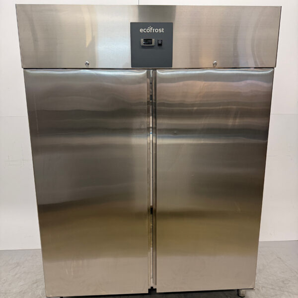Stainless steel Ecofrost Double Door Freezer 1185 liters 230V Horeca