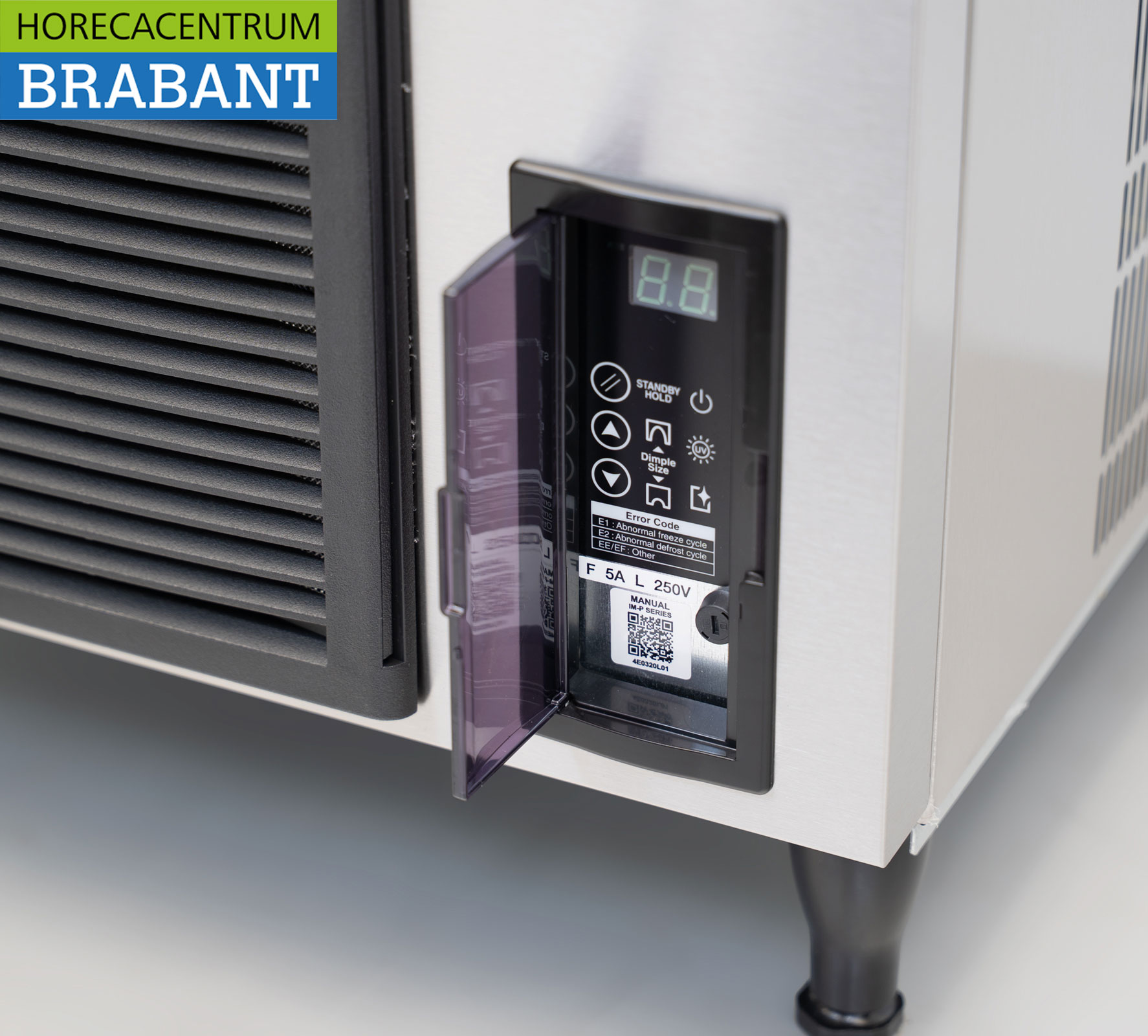 Stainless steel Hoshizaki IM-45CPE with 15 kg bunker Produces 47 kg per day 230V Horeca - Image 6