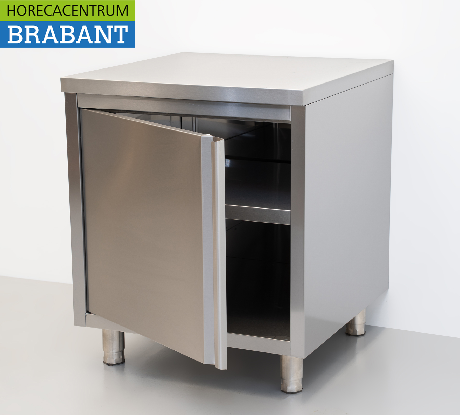 Stainless steel Work Cabinet 1 door Premium-line 70 cm Catering - Image 4