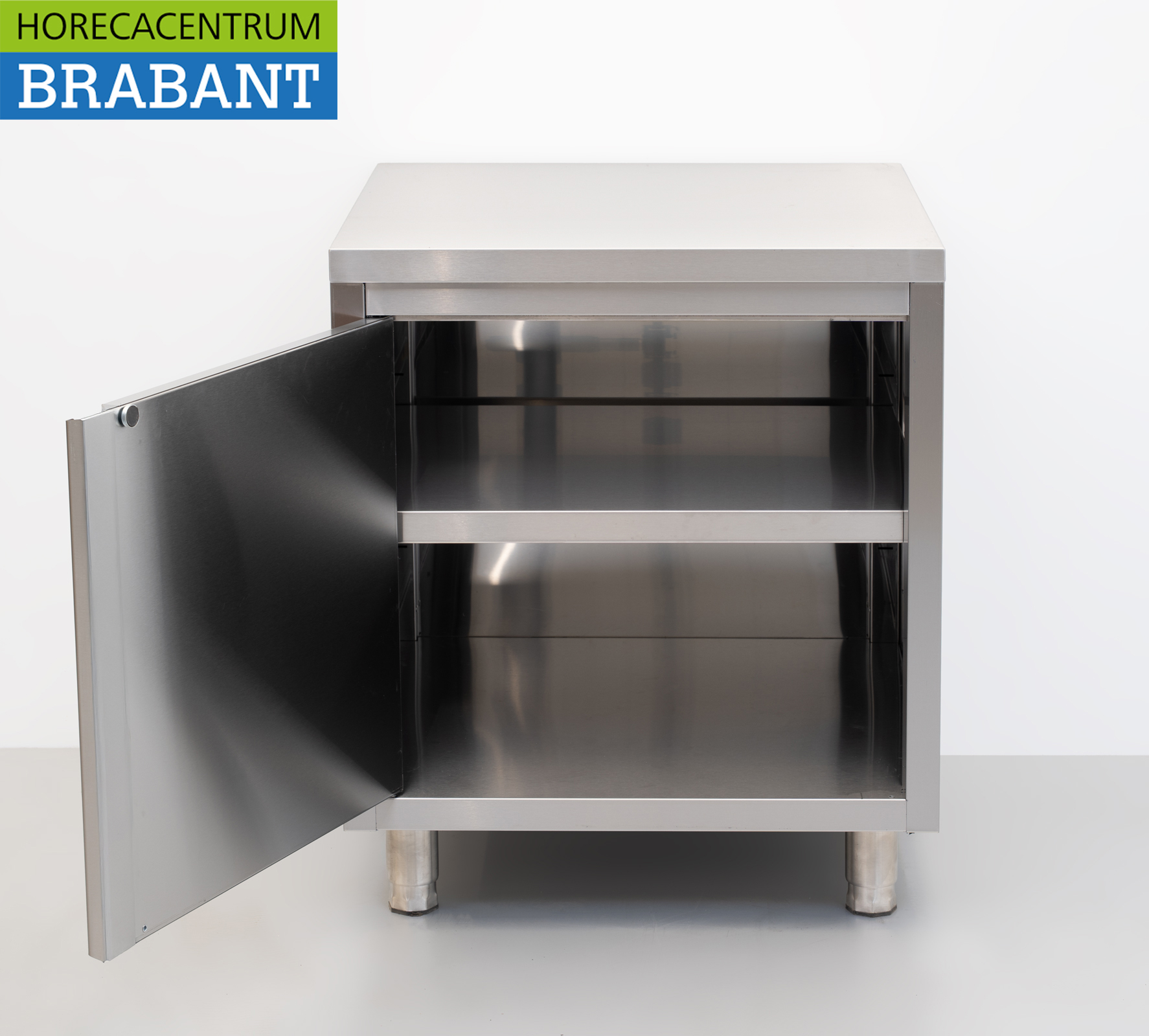 Stainless steel Work Cabinet 1 door Premium-line 70 cm Catering - Image 5