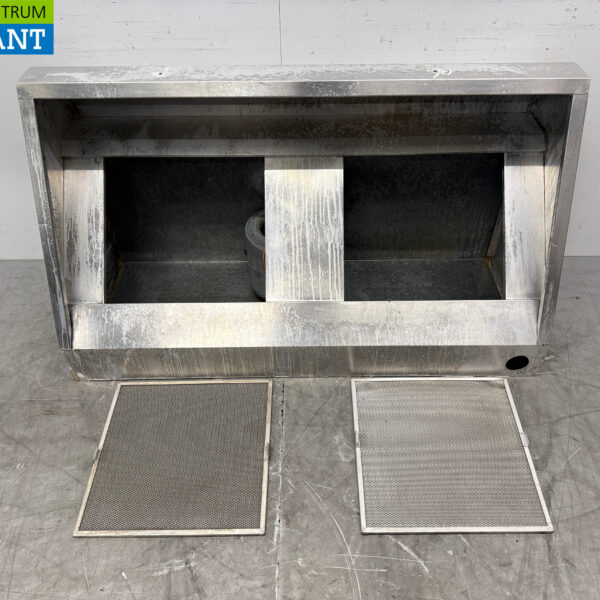 Aluminum Extractor Hood Hood with motor Angled model 150 cm 230V Horeca