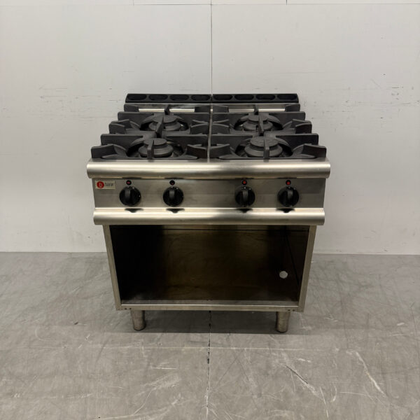 Stainless steel Baron 4 Burner Gas Stove 80 cm GAS Horeca