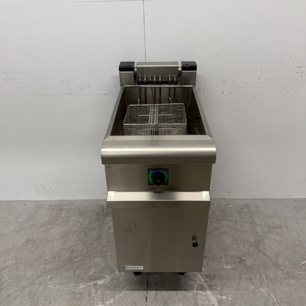 Stainless steel Bonnet Fryer 18 liter 400V Horeca