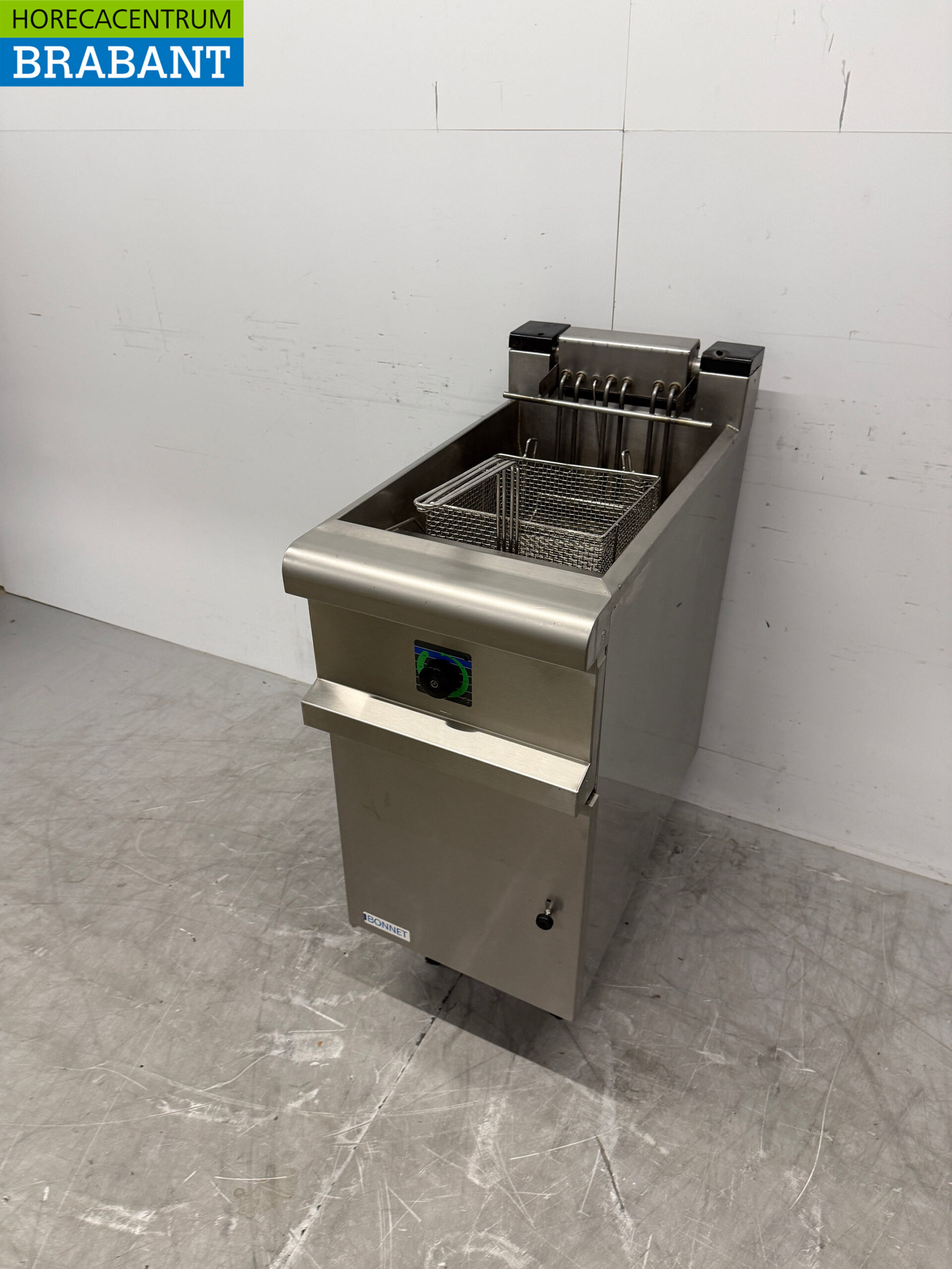 Stainless steel Bonnet Fryer 18 liter 400V Horeca - Image 2