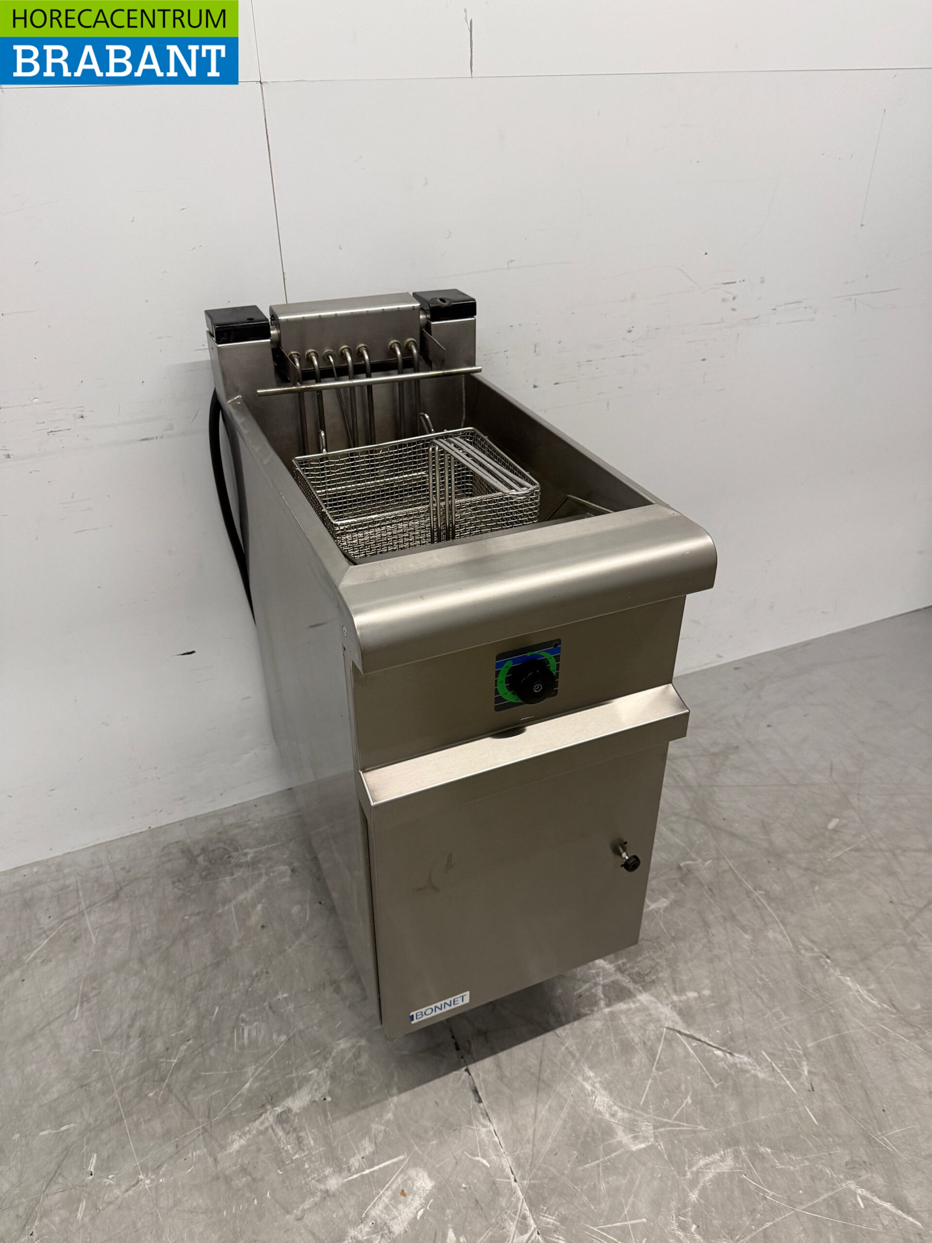 Stainless steel Bonnet Fryer 18 liter 400V Horeca - Image 3