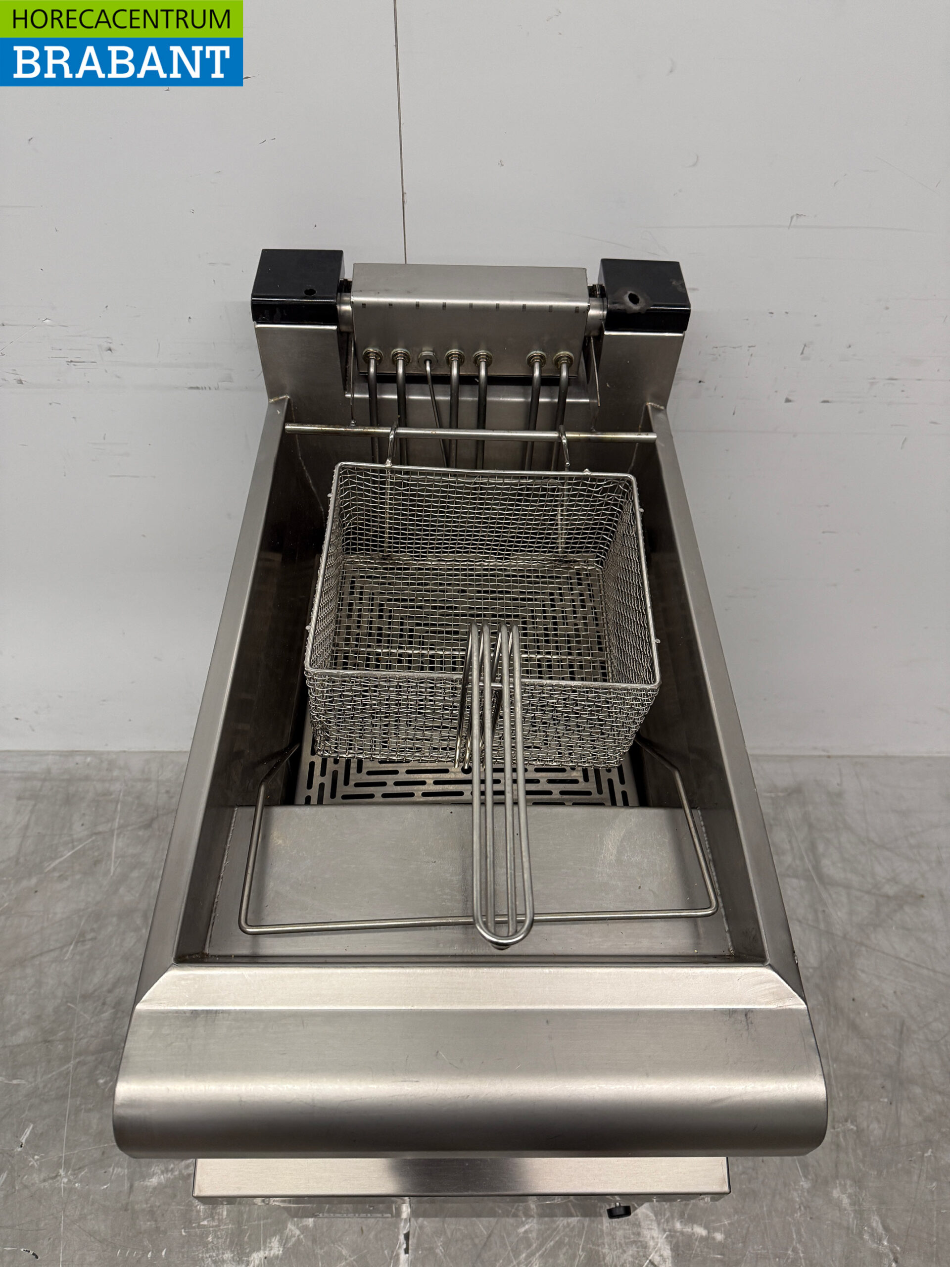 Stainless steel Bonnet Fryer 18 liter 400V Horeca - Image 4