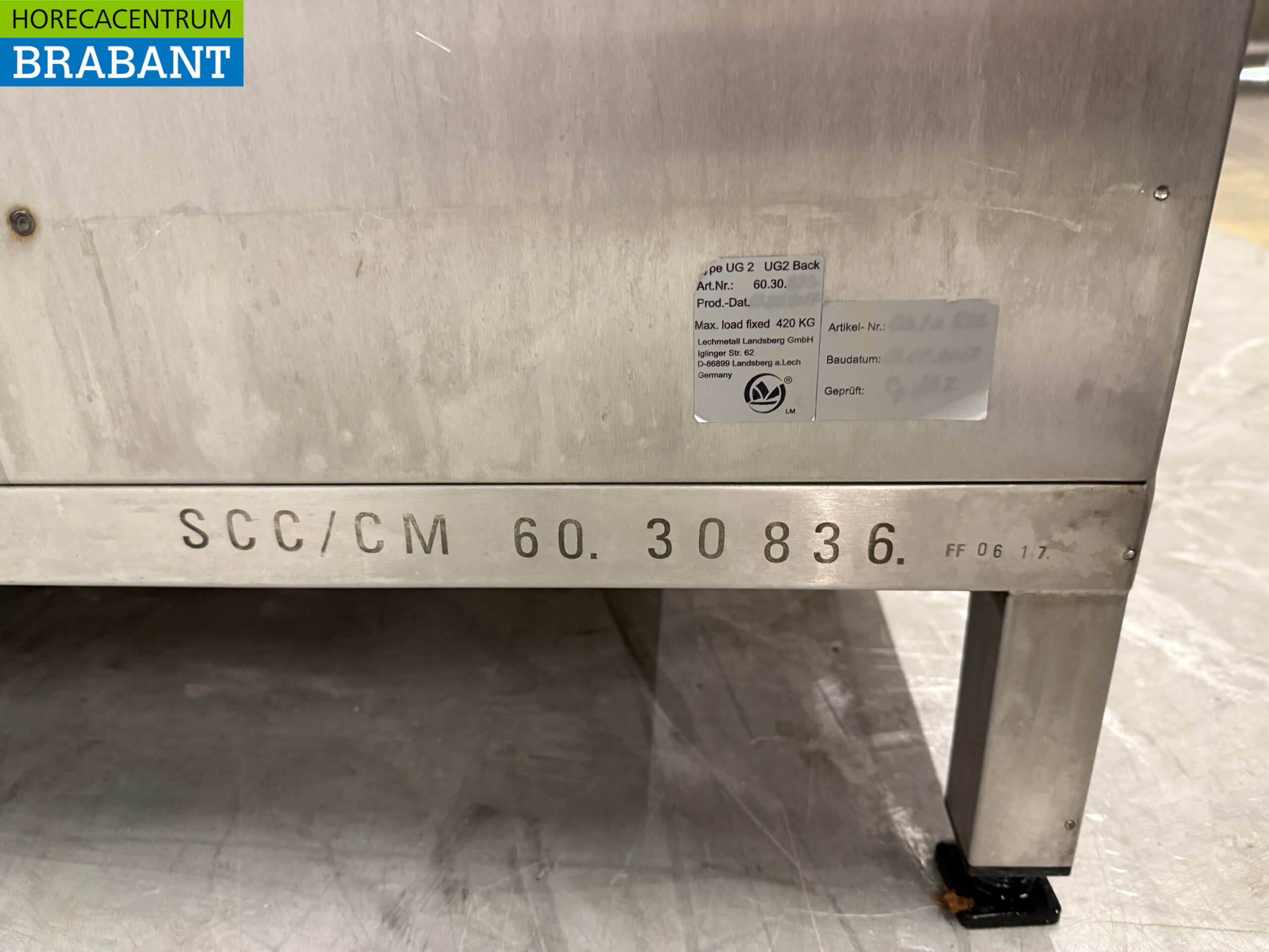 Stainless steel Rational Undercarriage steamer oven 85 cm Horeca - Image 4