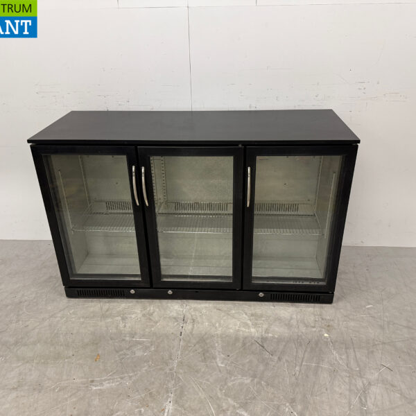 Bar Refrigerator 3 Glass Folding Doors 133,5 cm 230V Catering