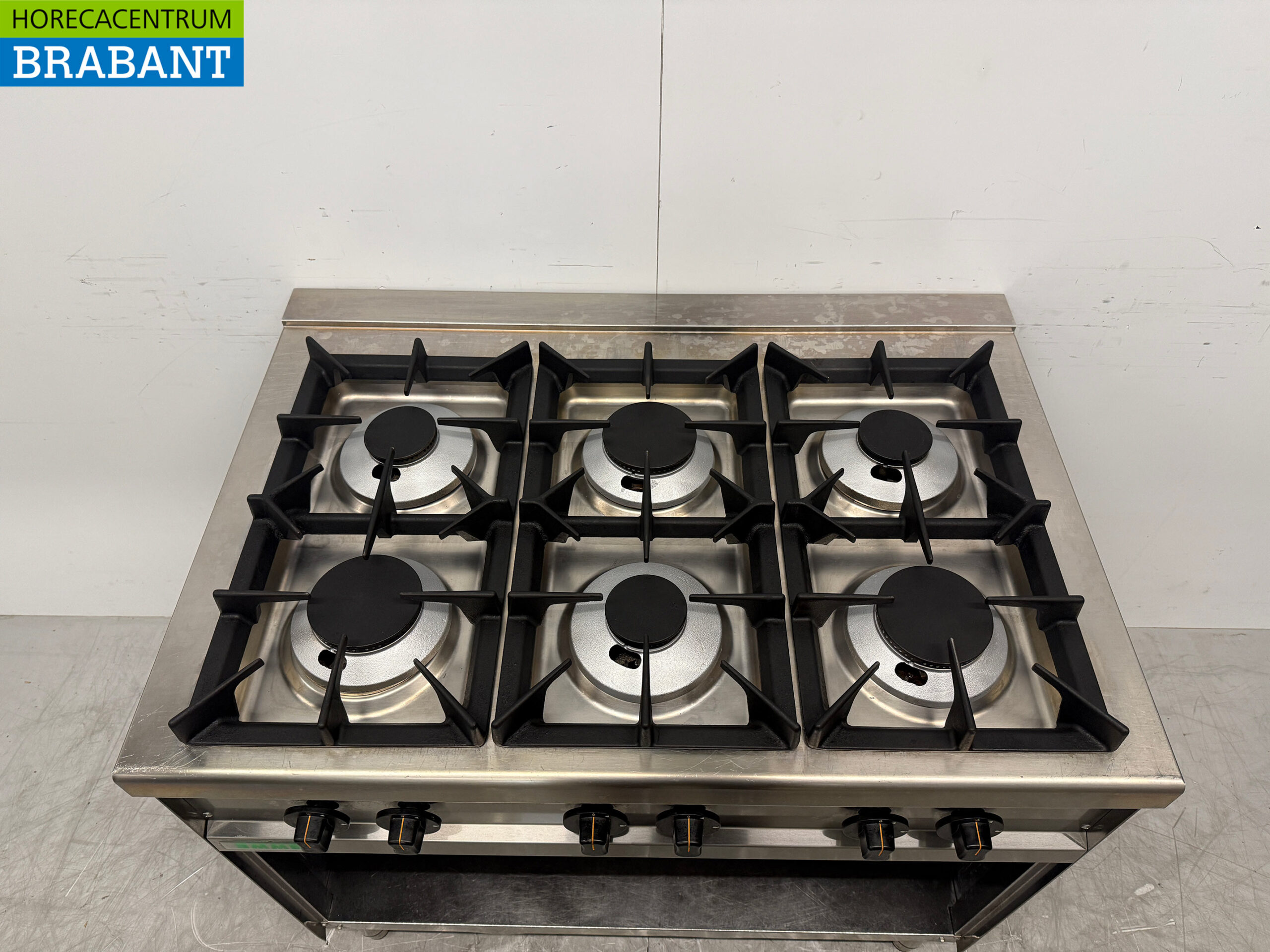 Stainless steel Emme 6 Burner Stove 100 cm GAS Horeca - Image 4