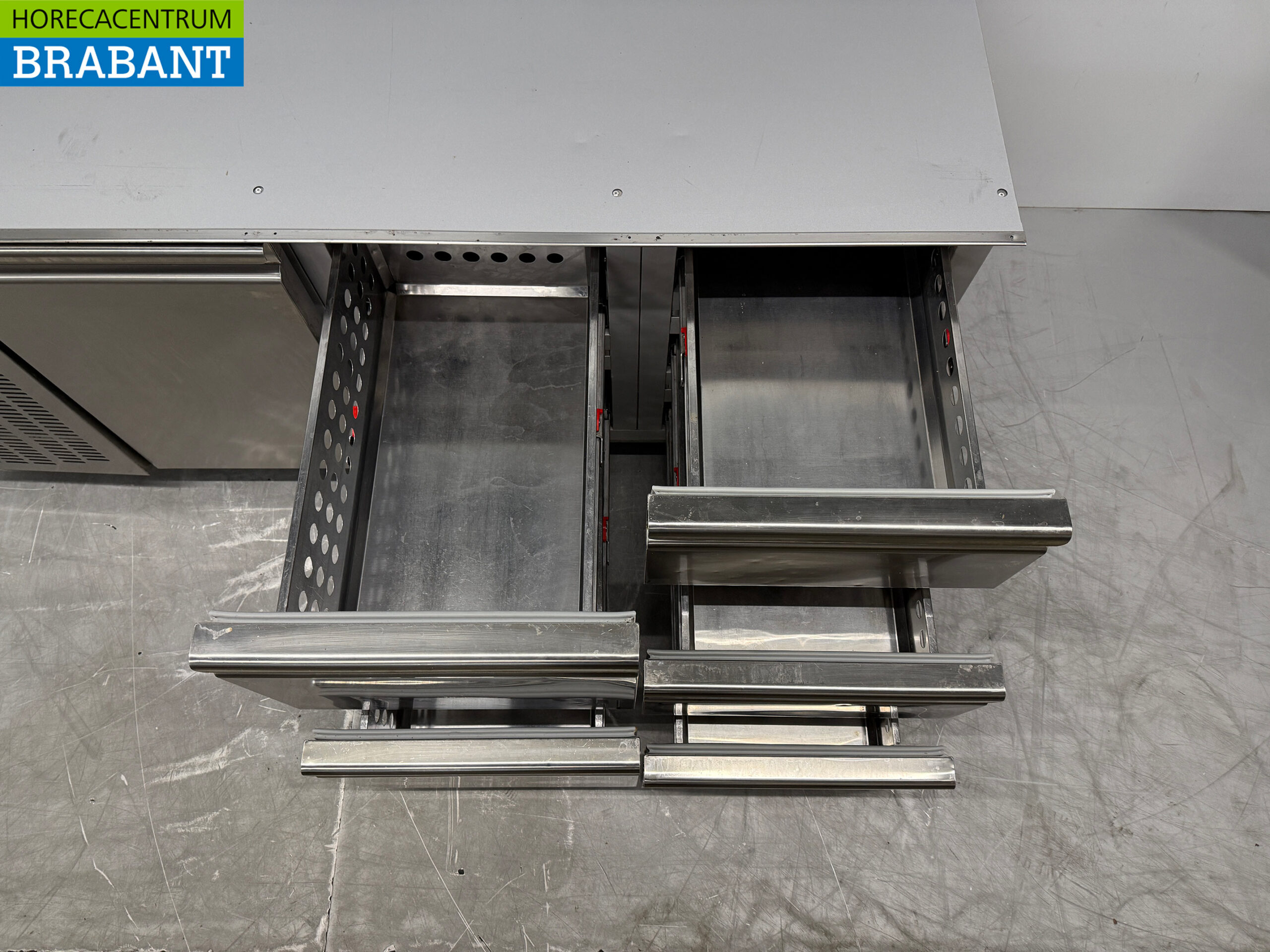 Stainless steel Rubbens Refrigerated Workbench 1 Door and 5 drawers 175,5 cm 230V Horeca - Image 5