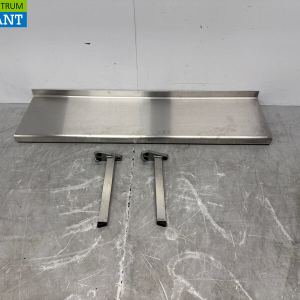 Stainless steel Wall Shelf 140 x 35.5 cm Horeca