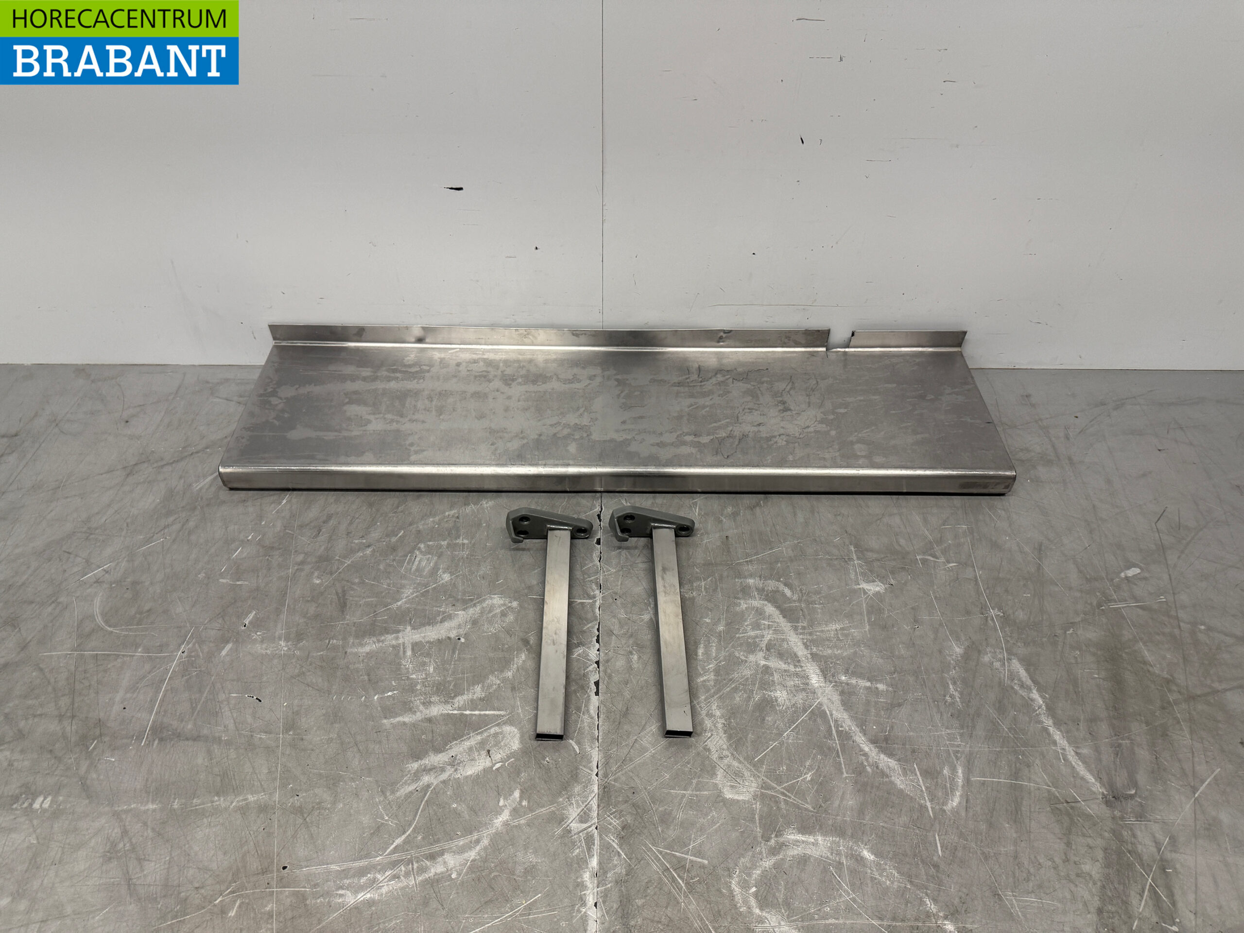 Stainless steel Wall Shelf 140 x 35.5 cm Horeca