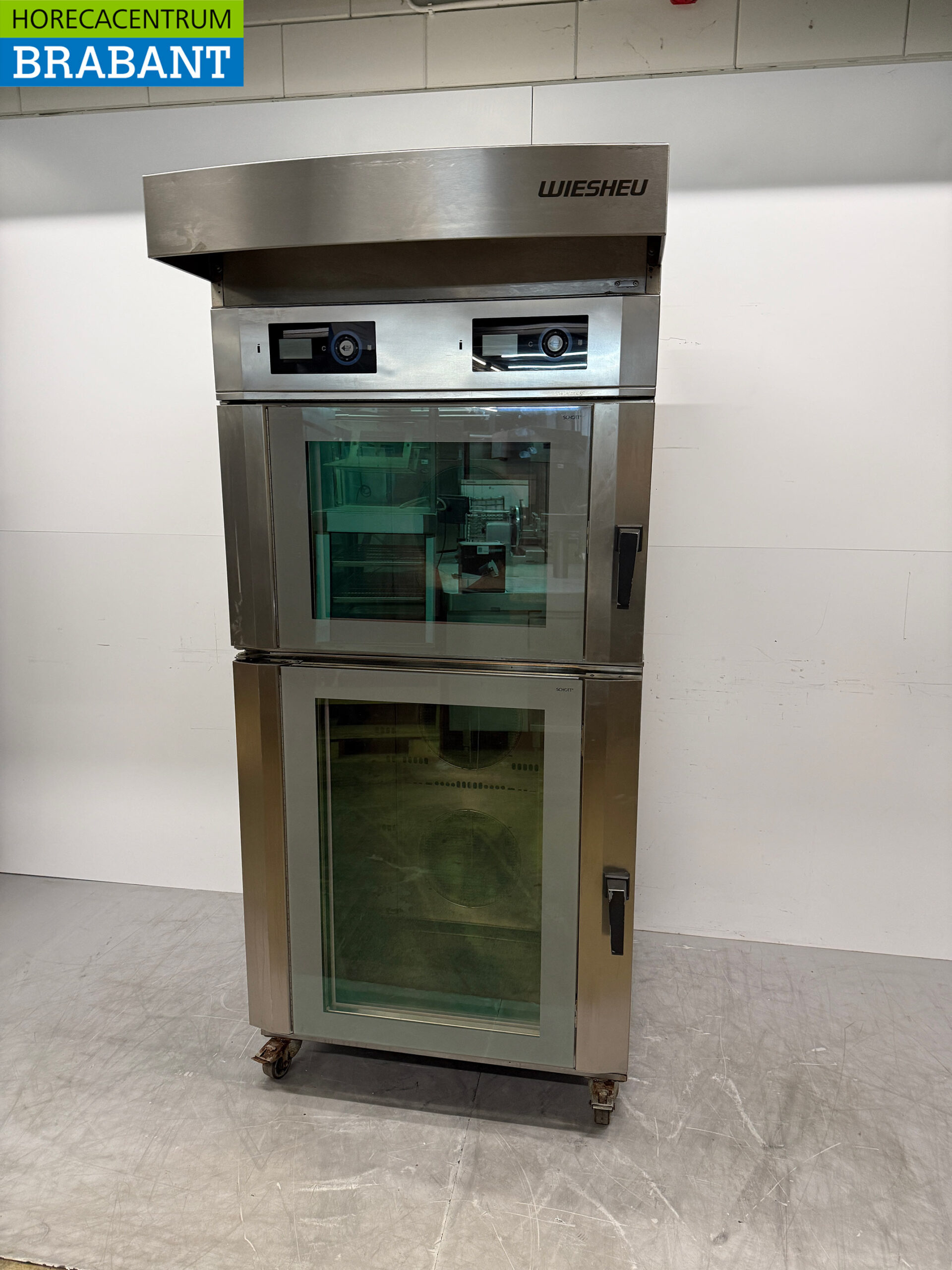 Stainless steel Wiesheu Hot air oven store oven 15 x 60/40 cm 400V Horeca