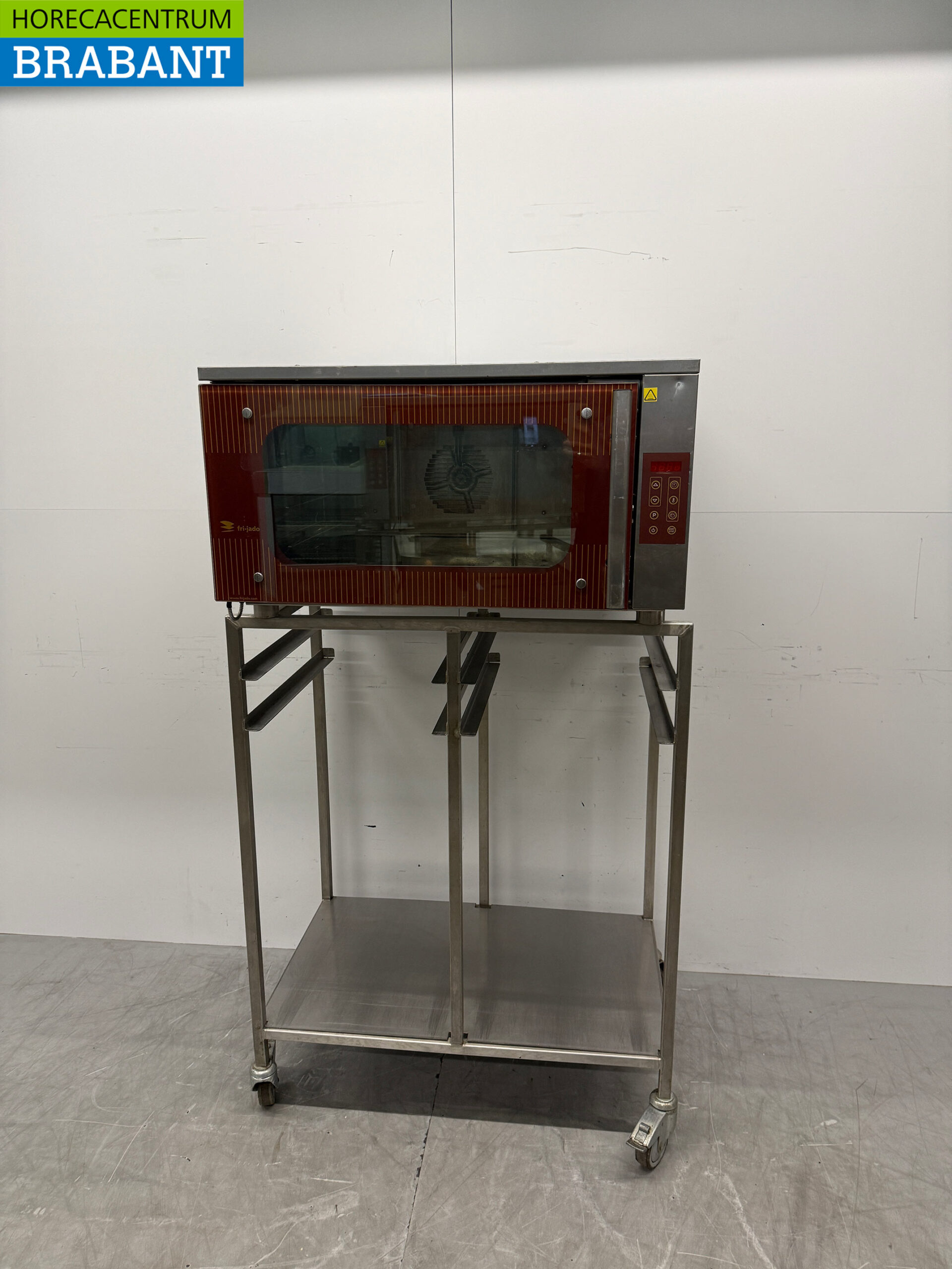 Stainless steel Fri-Jado Hot Air Oven 3 x 60/40 cm 230V Horeca
