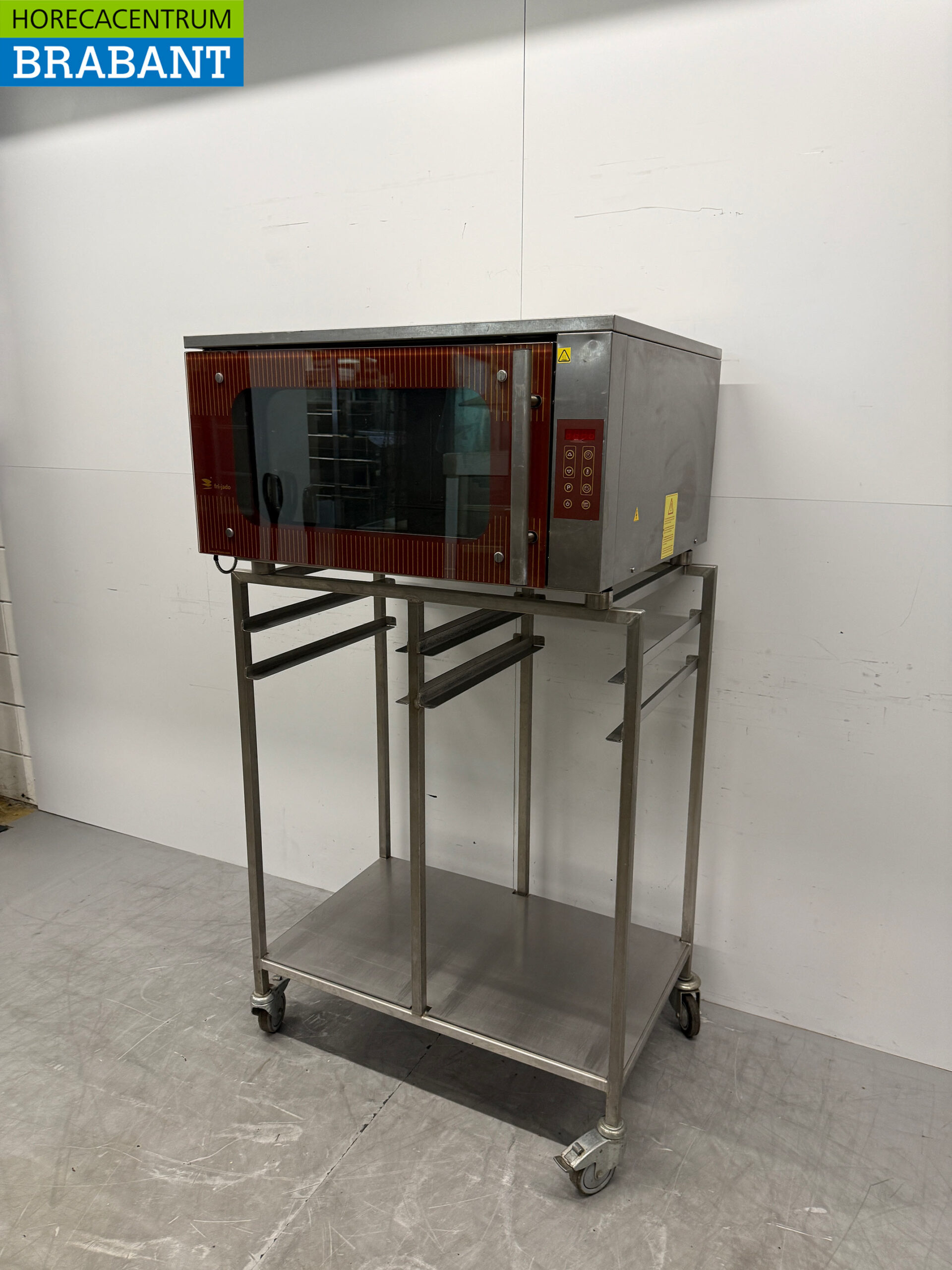 Stainless steel Fri-Jado Hot Air Oven 3 x 60/40 cm 230V Horeca - Image 2
