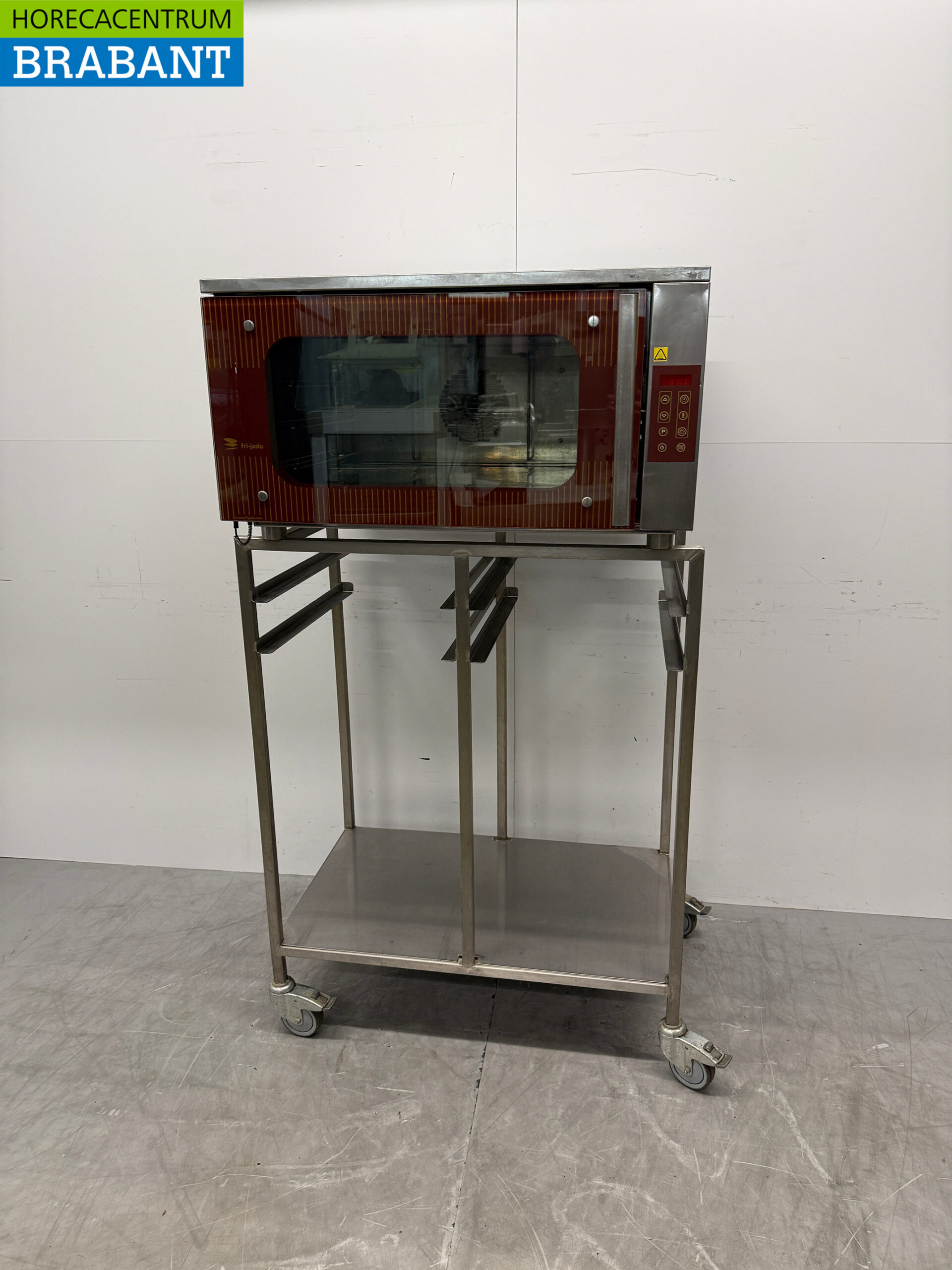 Stainless steel Fri-Jado Hot Air Oven 3 x 60/40 cm 230V Horeca