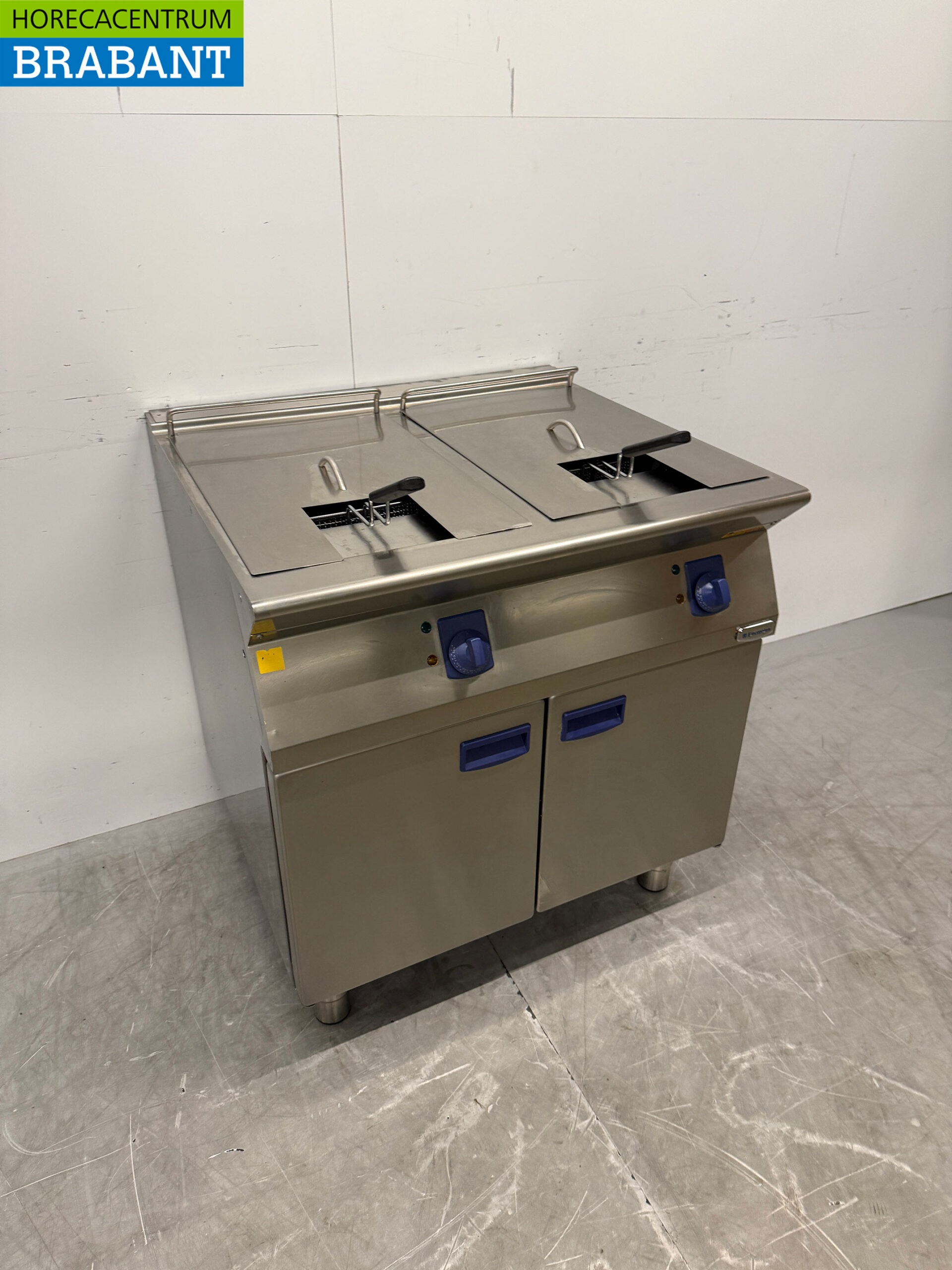Stainless steel Electrolux Double Fryer 2 x 7 liters 80 cm 400V Horeca - Image 3
