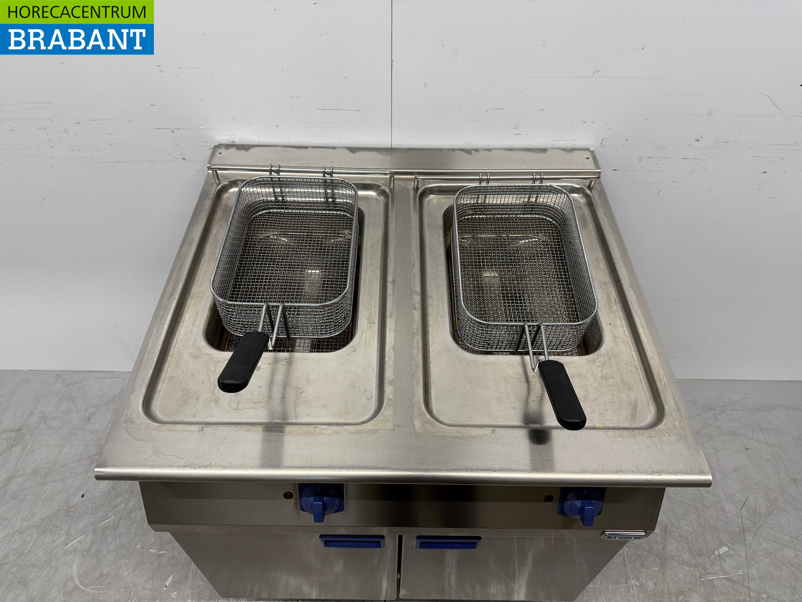 Stainless steel Electrolux Double Fryer 2 x 7 liters 80 cm 400V Horeca - Image 4