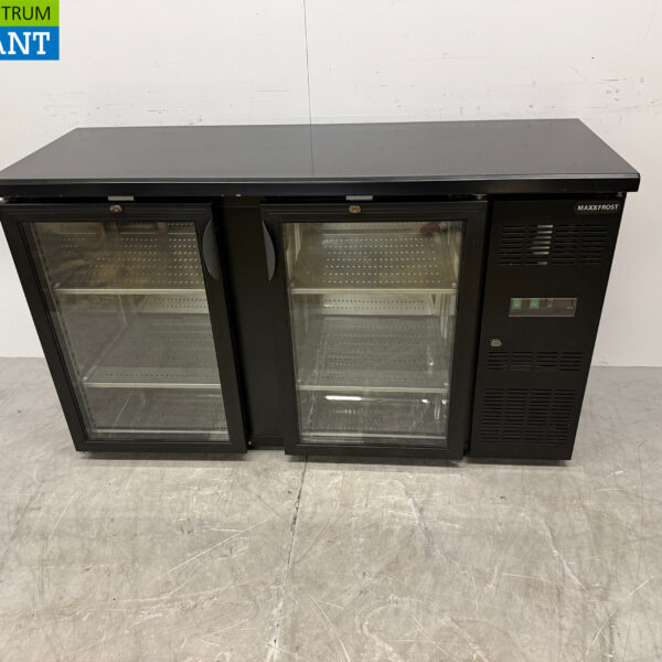 Maxxfrost Bar Refrigerator 2 Glass Folding Doors 146,5 cm 230V Catering