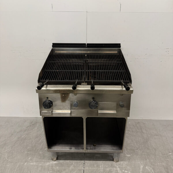 Stainless steel Zanussi Stone grill Lavagrill 70 cm GAS Catering