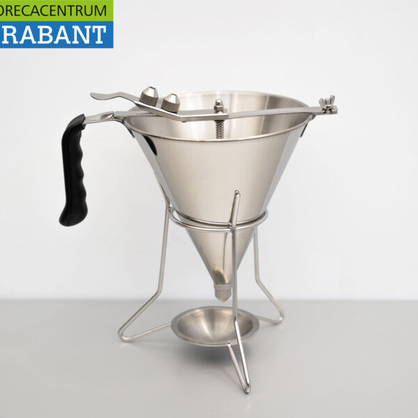 HCB Stainless Steel Portioning Funnel Filling Dispenser 1.8 liters Bakery Catering
