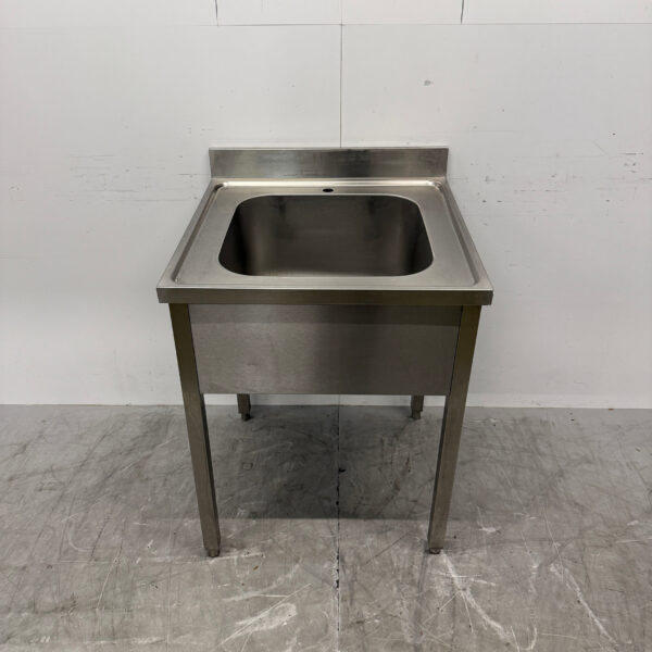 Stainless steel Rinse Table Sink 70 cm Horeca