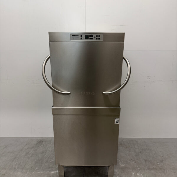 Stainless steel Miele Sliding dishwasher with drain pump 400V Catering