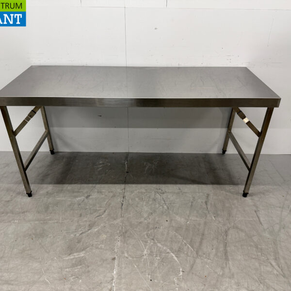 Stainless Steel Collapsible Work Table 180 x 70 x 85.5 cm Catering