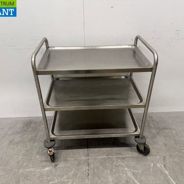 Stainless steel Blanco Serving Cart 3 Layers 82.5 x 52.5 x 95 cm Catering