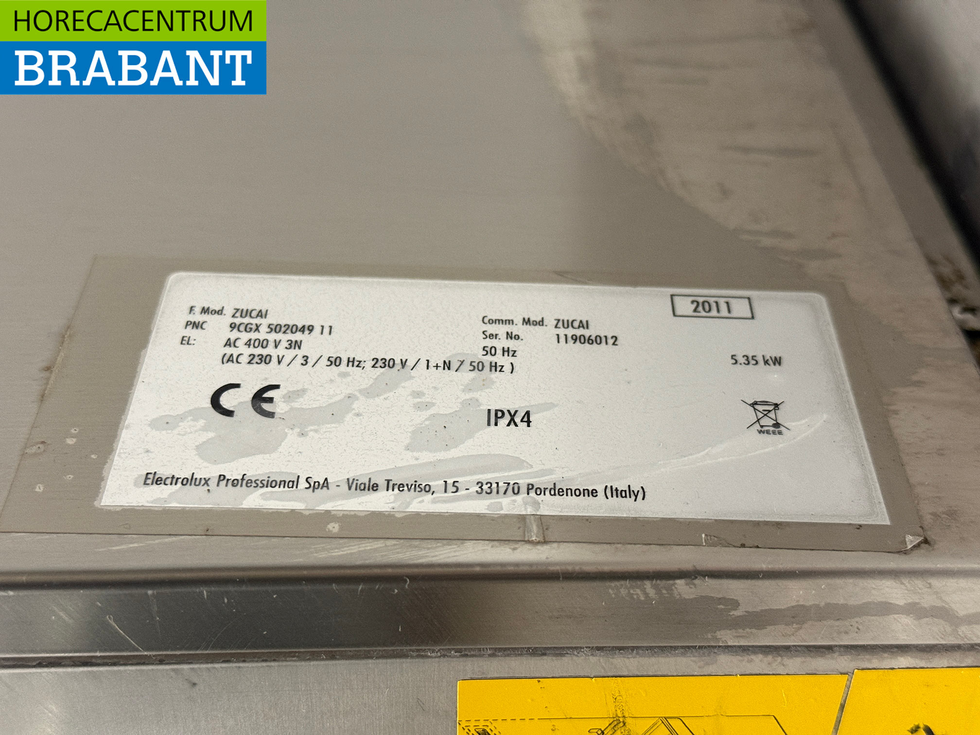 Stainless steel Zanussi Dishwasher 400V Catering - Image 6