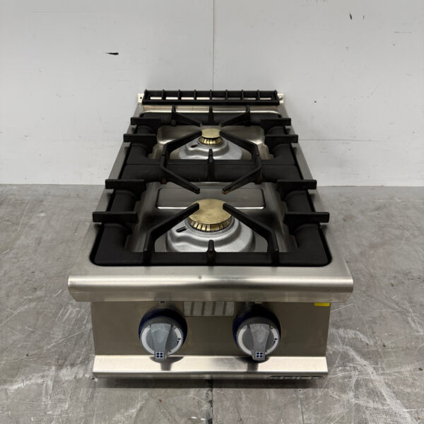Stainless steel Gico 2 burner range stove 40 cm GAS Horeca