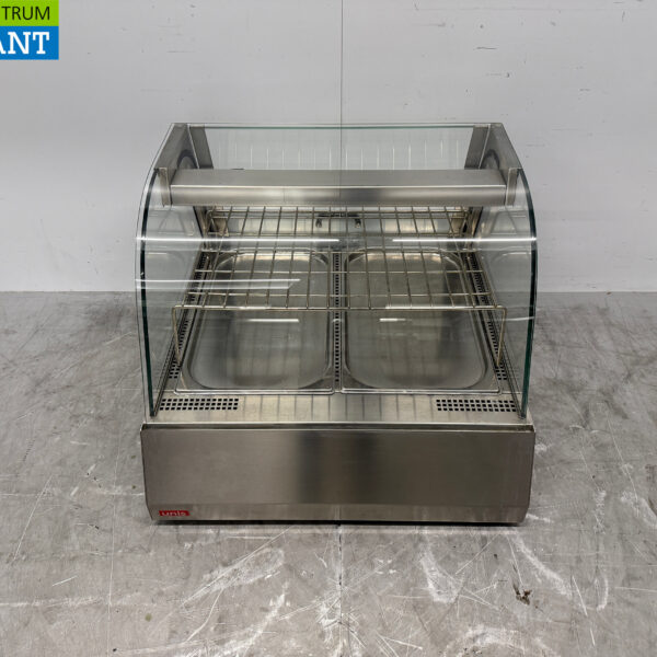 Stainless steel Unis Hot Display Case 2 x 1/1 GN 230V Catering