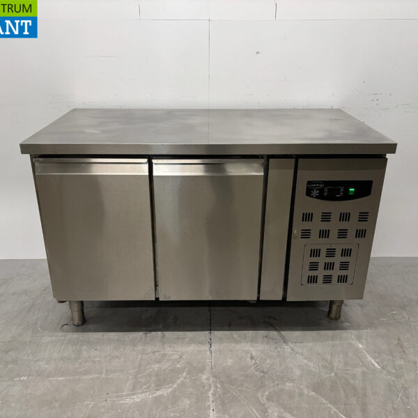 Stainless steel Combisteel Refrigerated Workbench 2 Doors 136 cm 230V Horeca