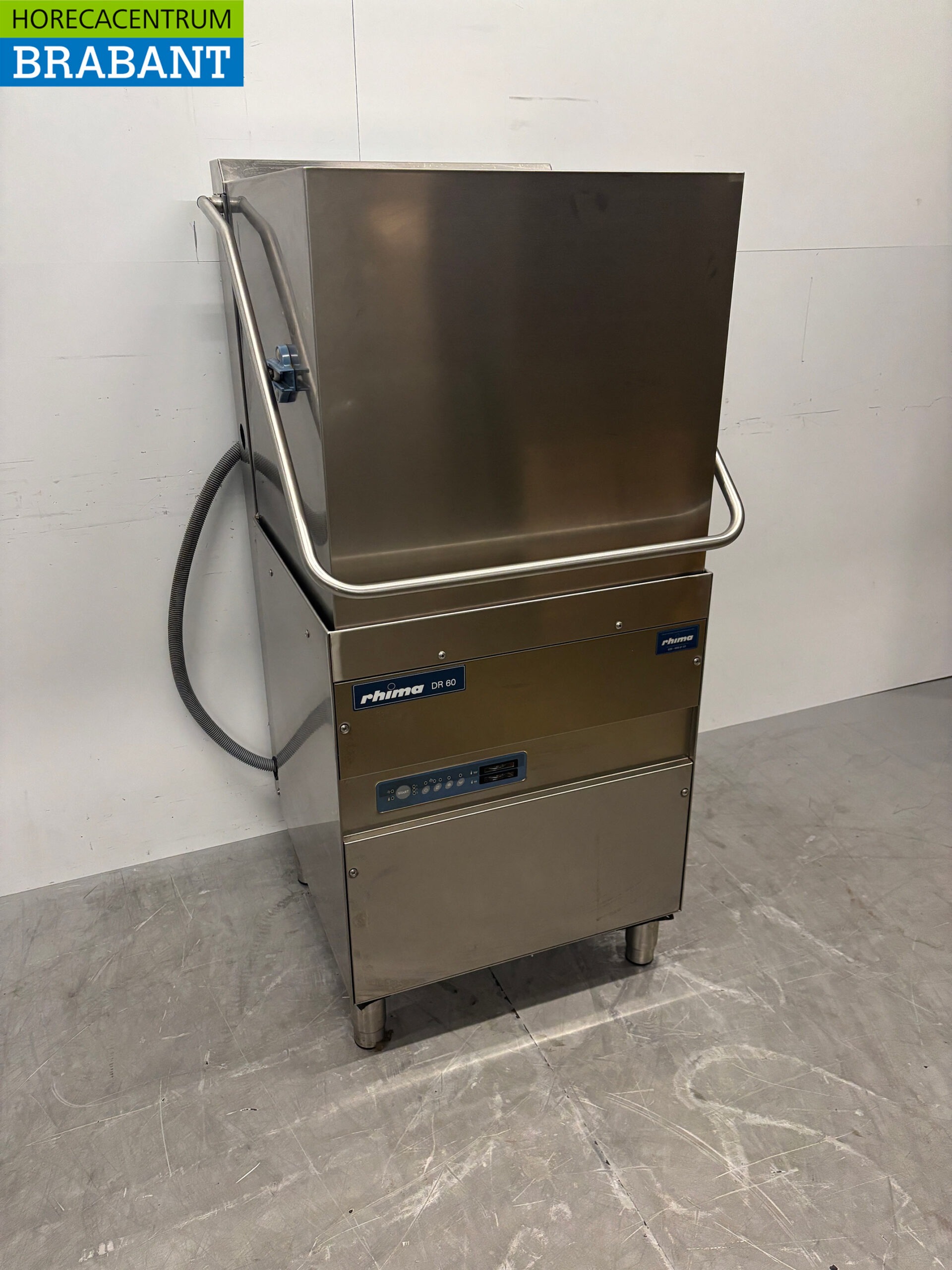 Stainless steel Rhima DR60 Sliding dishwasher 400V Catering - Image 2