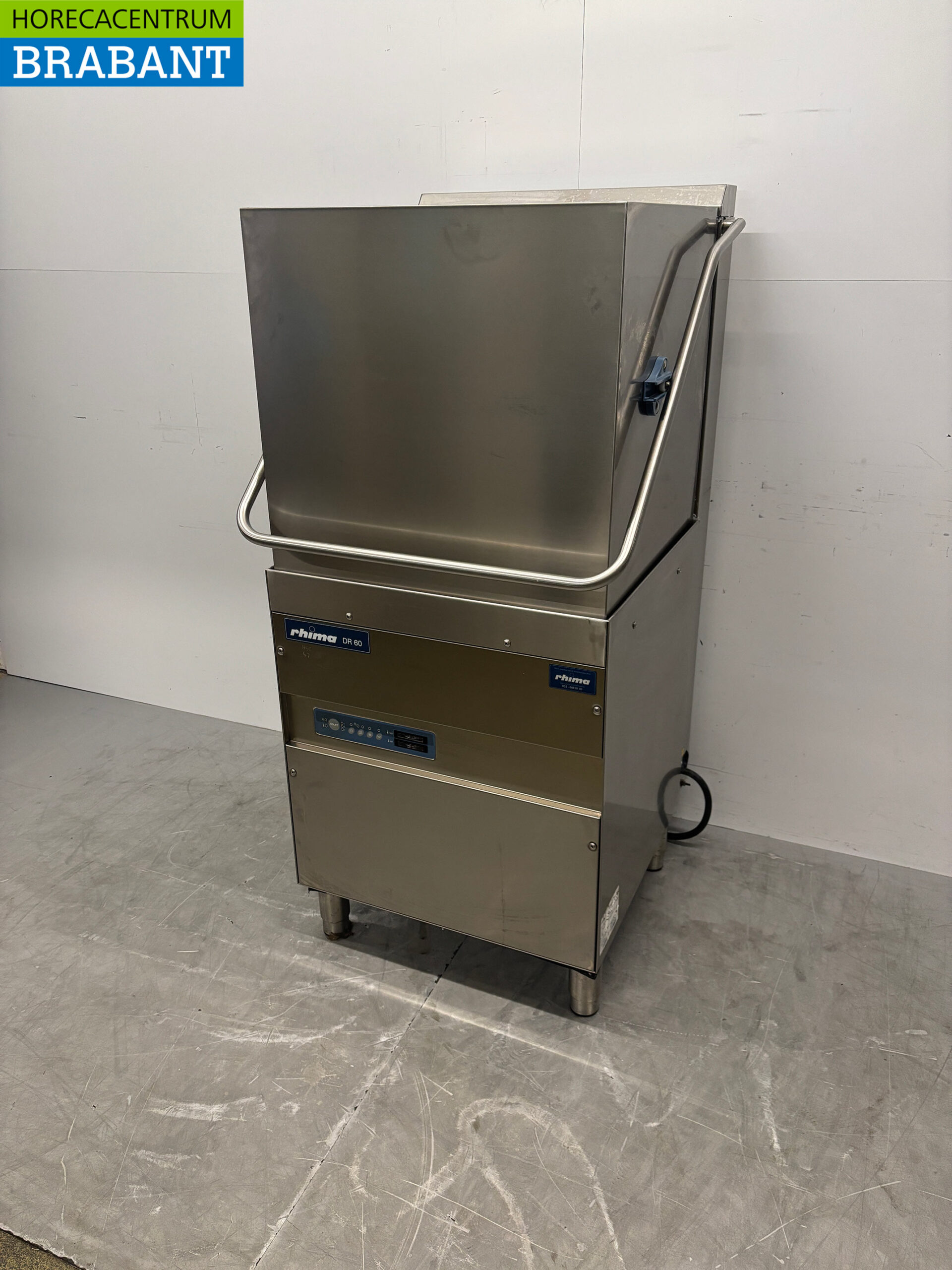 Stainless steel Rhima DR60 Sliding dishwasher 400V Catering - Image 3