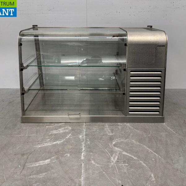 Stainless steel Culion Refrigerated Display Case 3 Flaps 116 cm 230V Catering