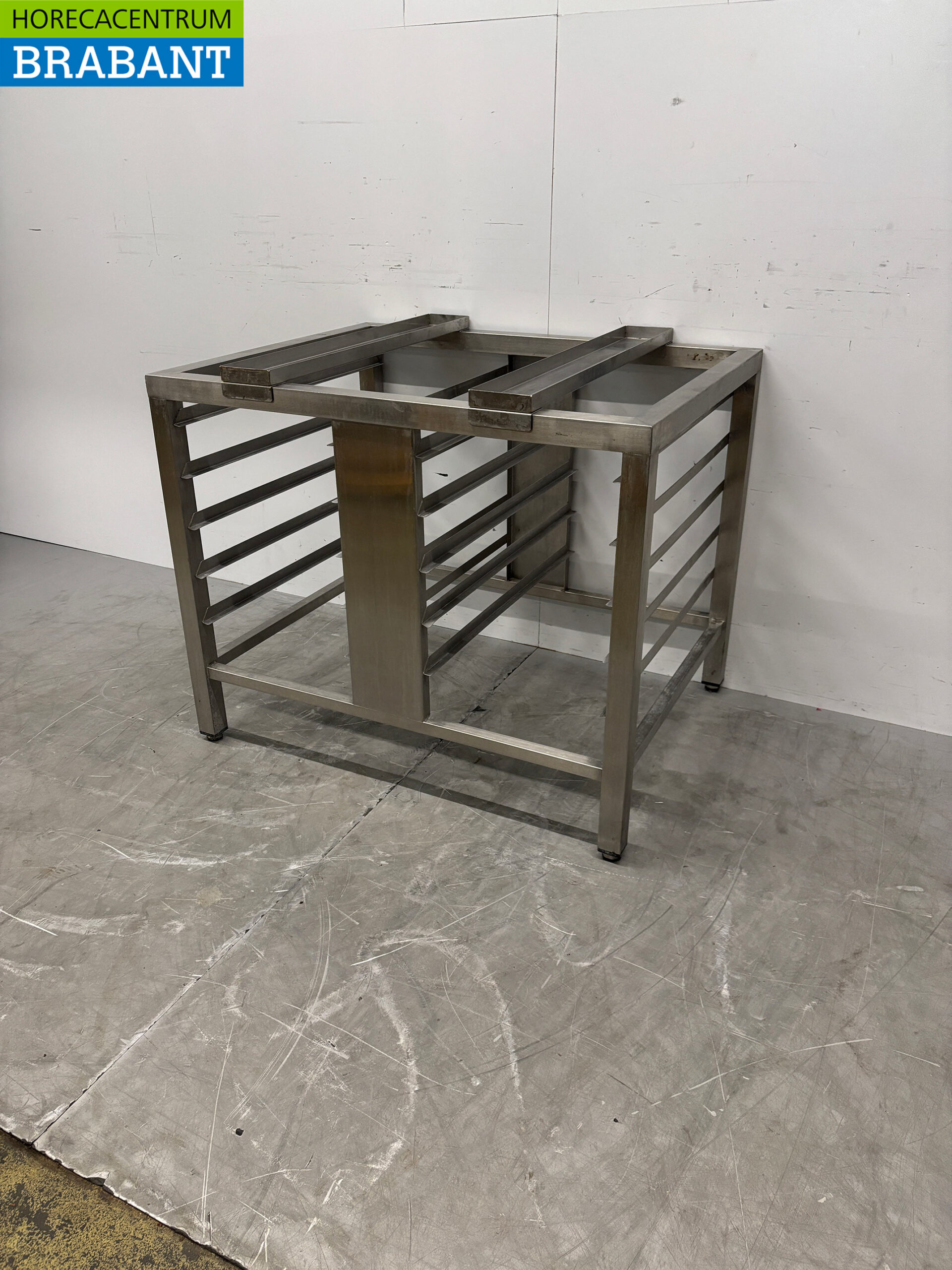Stainless steel base for oven 90 x 70 x 71 cm Catering - Image 2