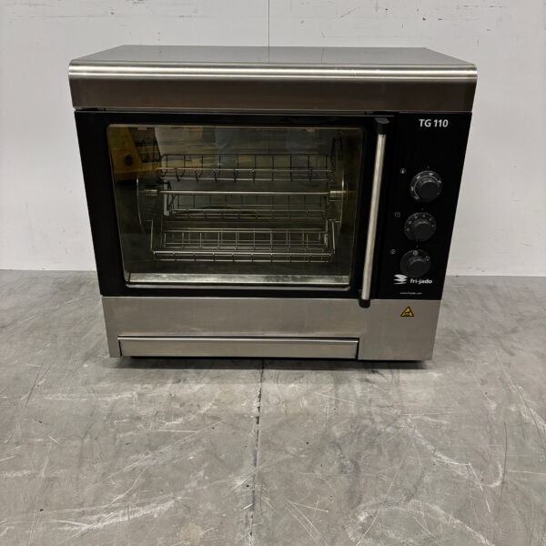 Stainless steel Fri-Jado Rotisserie Chicken Grill Grill 4 baskets 400V Horeca