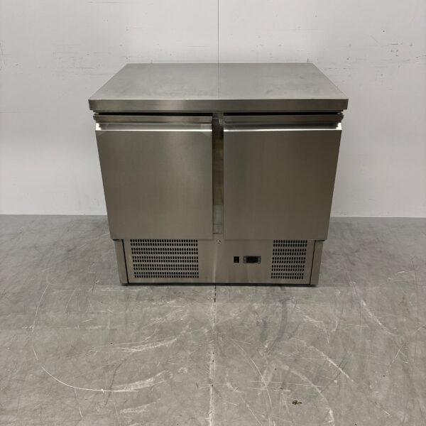 Stainless steel Select Refrigerated Workbench 2 Doors 90 cm 230V Catering